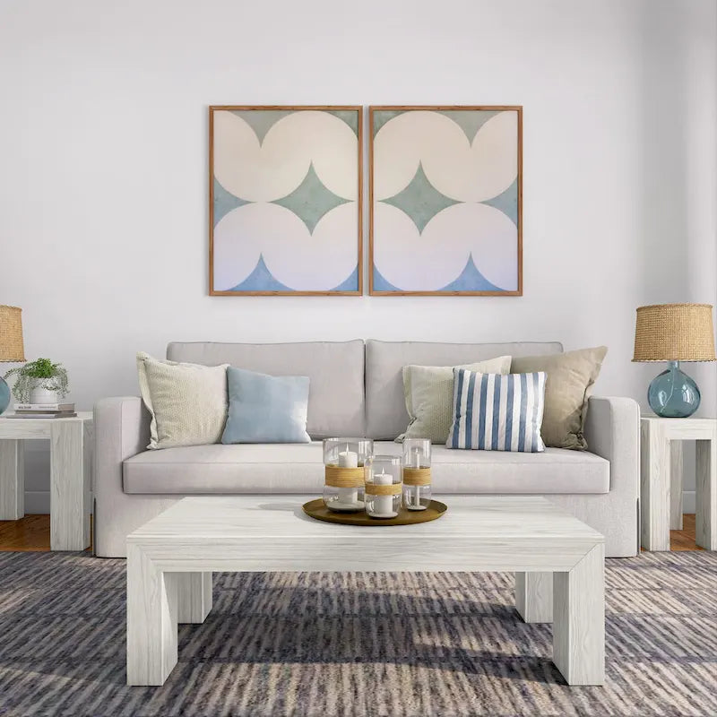 Plank and Beam Modern Rectangular Coffee Table - 48 x 24