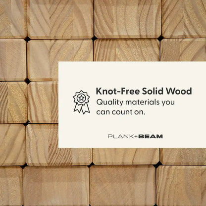 Plank and Beam Modern Rectangular Coffee Table - 48 x 24