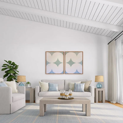 Plank and Beam Modern Rectangular Coffee Table - 48 x 24