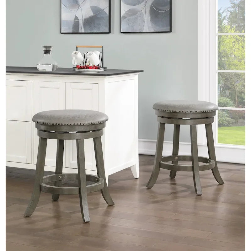 Metro 26 Inch Swivel Stool (Set of 2)