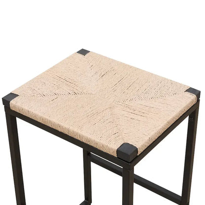 Modern Bar Stools Dining Chairs with Foot Rest for Kitchen