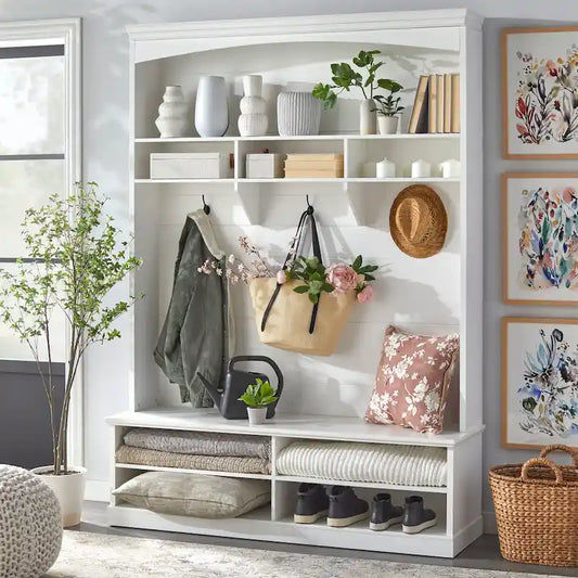 Simple Living Portage Shiplap Entryway Cabinet