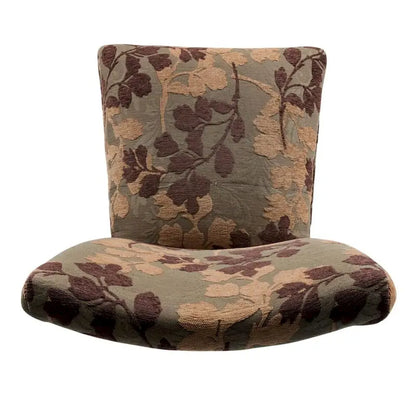 HomePop Classic Textured Sage Floral Chenille Dining Chair
