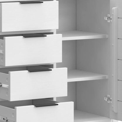 WYNDENHALL Fabian SOLID WOOD 54 inch Wide Contemporary Sideboard Buffet - 18 D x 54 W x 36 H