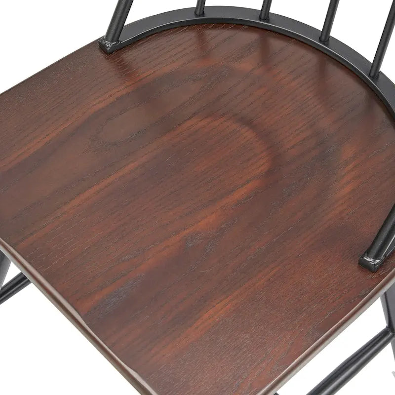 Simple Living Milo Mixed Media Spindle Dining Chairs (Set of 2)