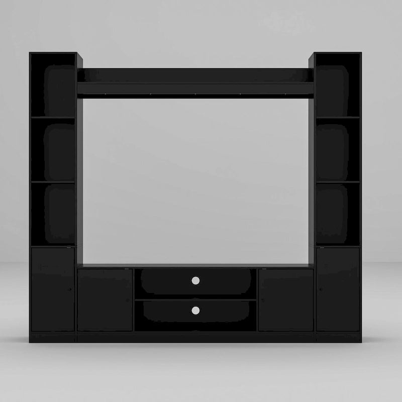 TV Stand/Electric Fireplace Ensemble Cozy Stylish Living Room Solution