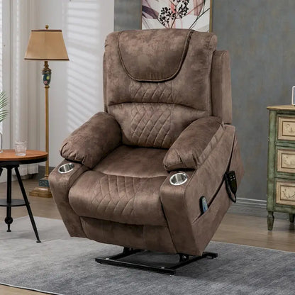 Upgraded Flagship Dual Motor Independent Control Oversized 180 Lay Flat Power Lift Recliner Chair