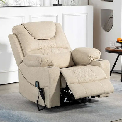 Upgraded Flagship Dual Motor Independent Control Oversized 180 Lay Flat Power Lift Recliner Chair