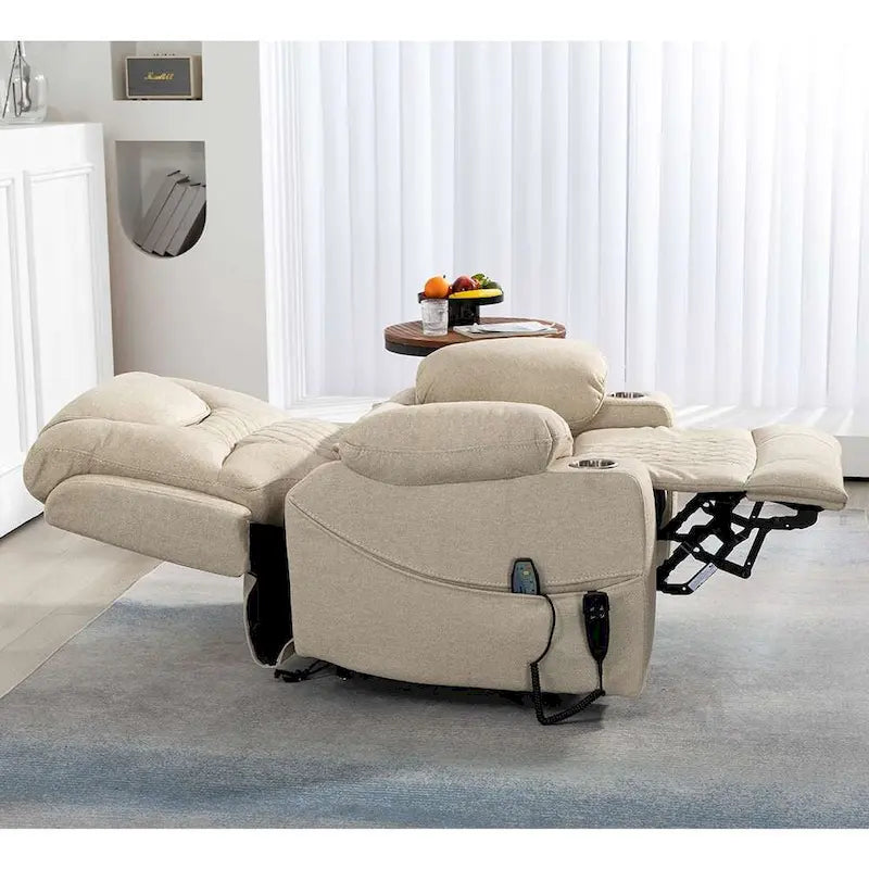 Upgraded Flagship Dual Motor Independent Control Oversized 180 Lay Flat Power Lift Recliner Chair