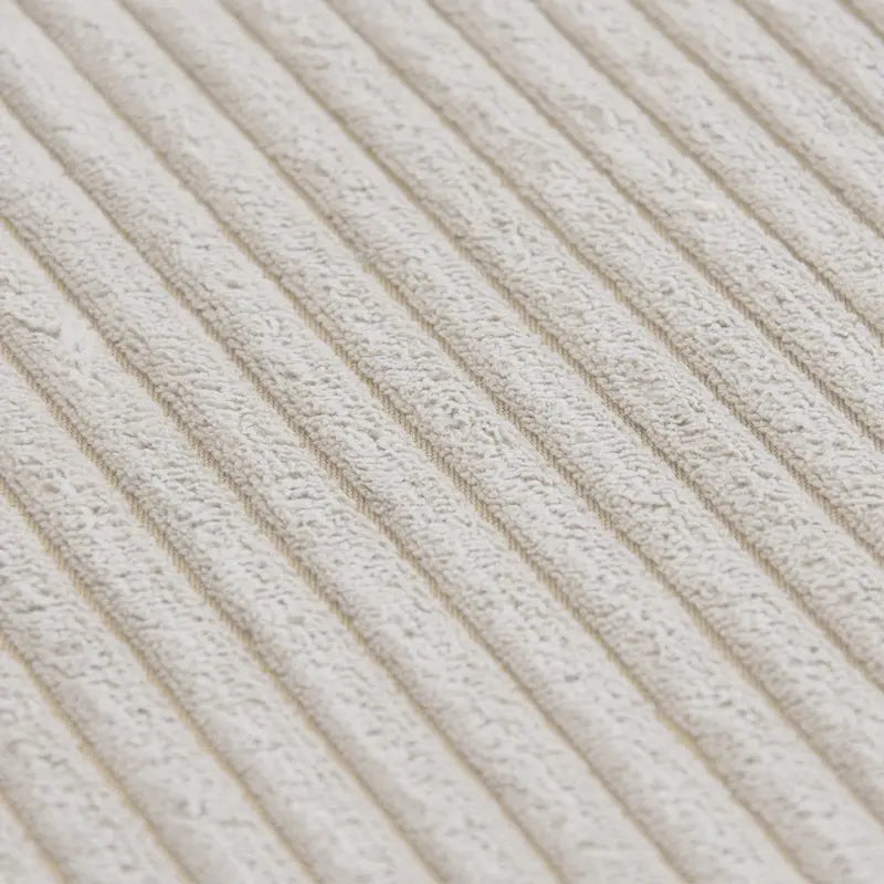 Large Modern Corduroy Fabric 3 Seats Sectional Sofa