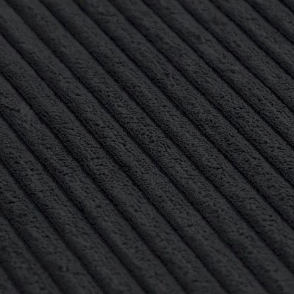 Large Modern Corduroy Fabric 3 Seats Sectional Sofa