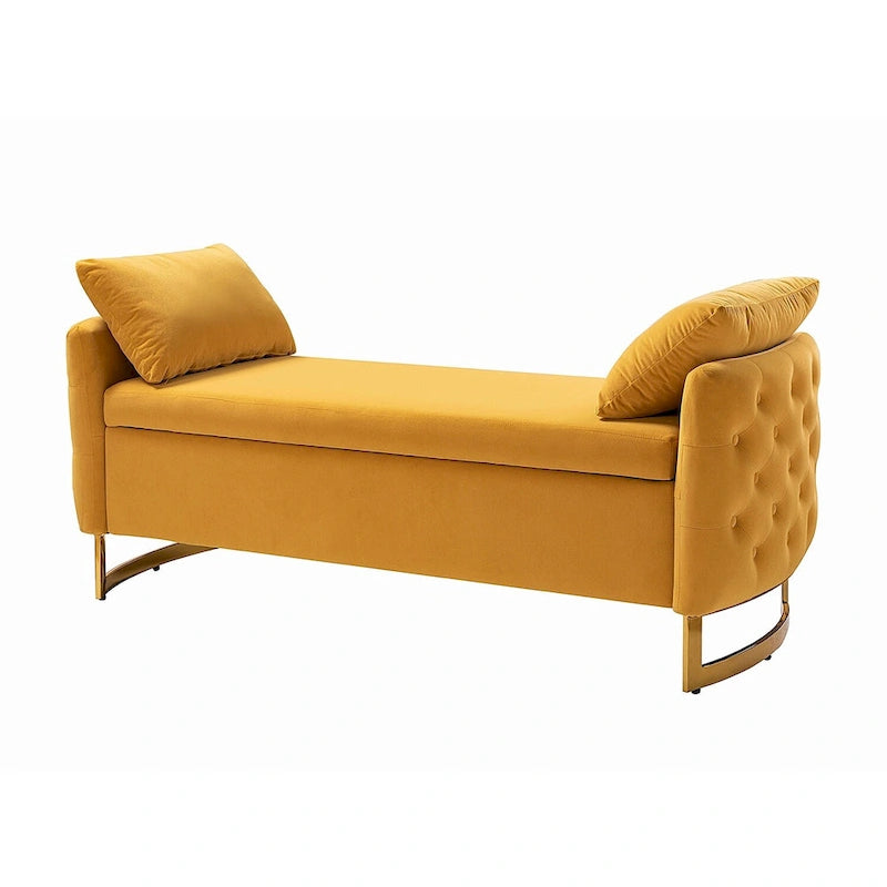 Robert Modern Upholstered Flip Top Storage Bench by HULALA HOME