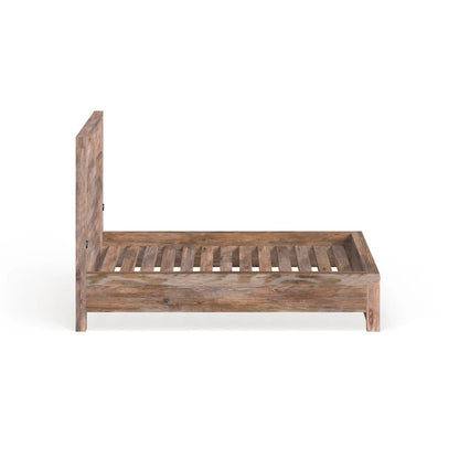 Furniture of America Werr Rustic Wood 2-Drawer Storage Bed with USB Headboard