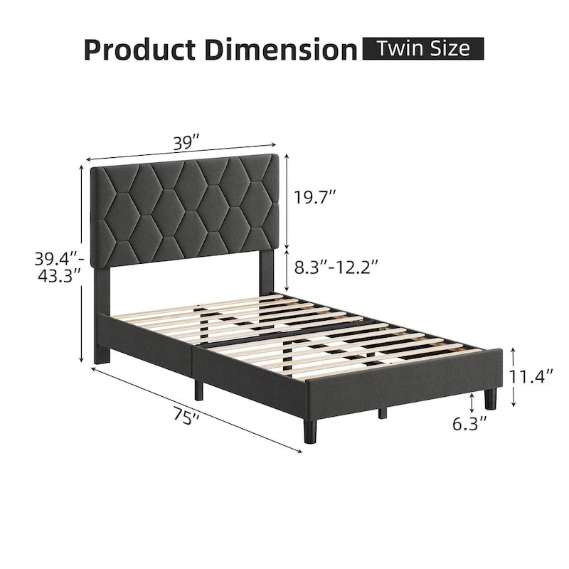 Bed Frame with Headboard