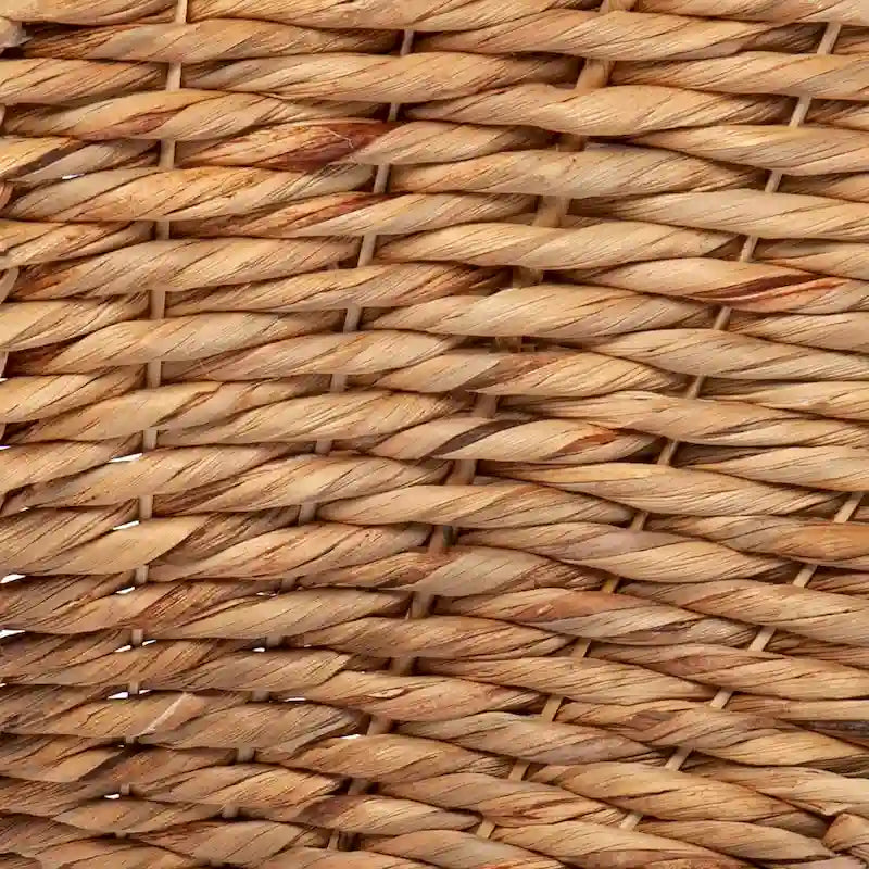 SEI Furniture Nivvan Coastal Natural Woven Fiber Side Table