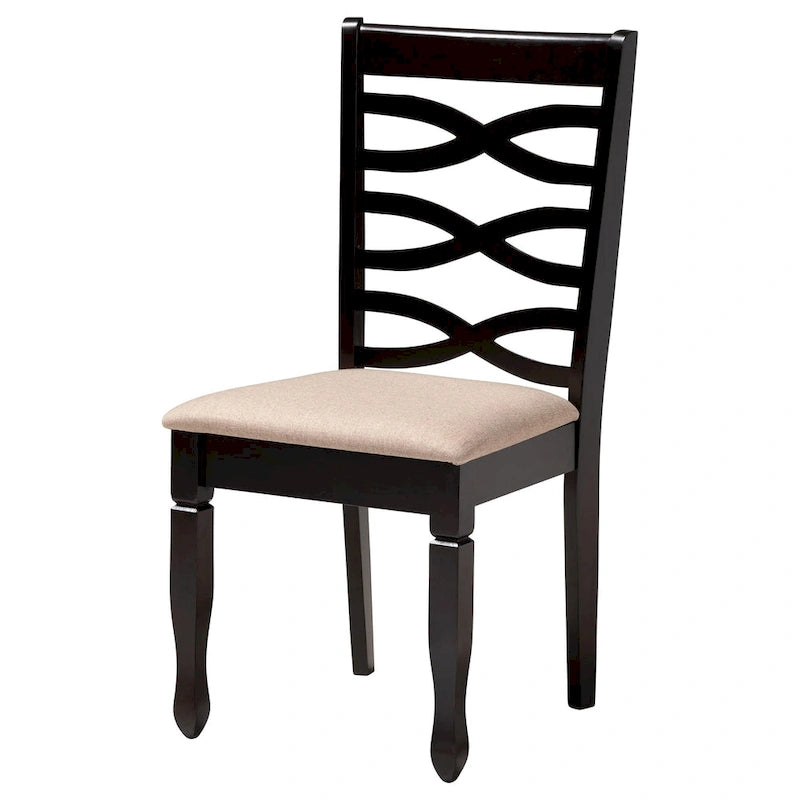 Leda Modern and Contemporary 5-Piece Dining Set