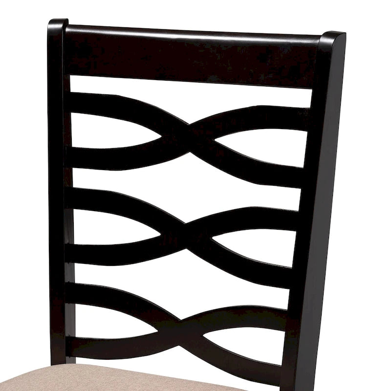 Leda Modern and Contemporary 5-Piece Dining Set