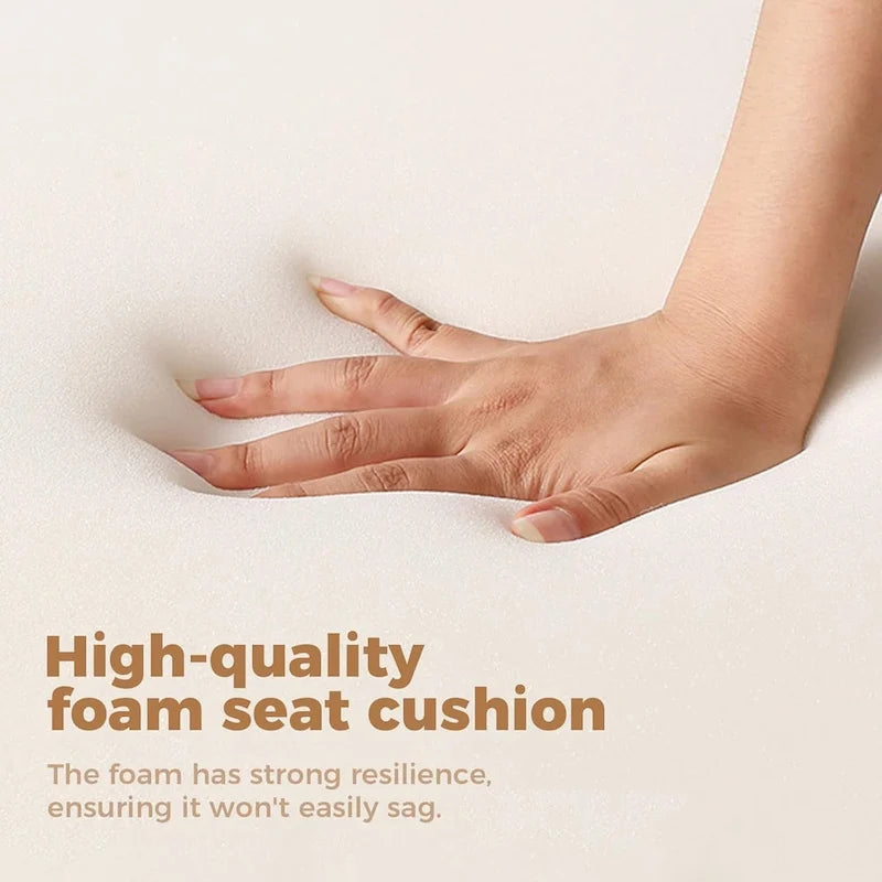 Accent Chair Mid Century Modern Chair Linen Fabric Living Room Lounge Chair with Overstuffed Back Pillow Reading Side Chair