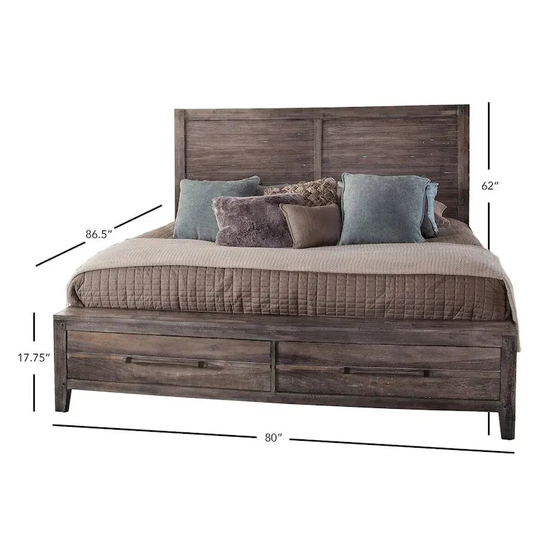Asher Panel Storage Bed