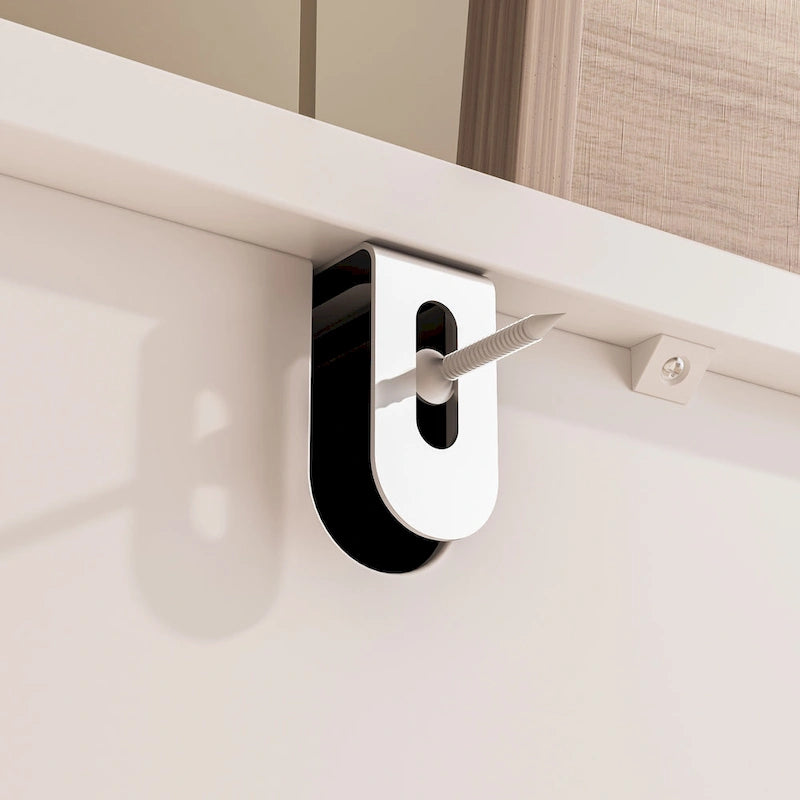 Bedroom Dresser with Silver Accents Sleek and Spacious Organizer Chest