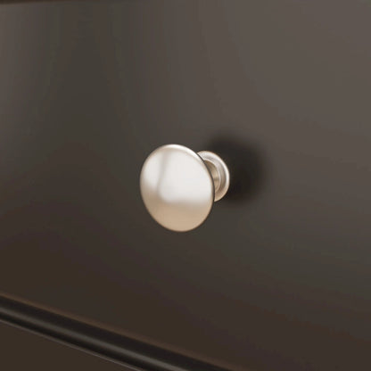 Bedroom Dresser with Silver Accents Sleek and Spacious Organizer Chest