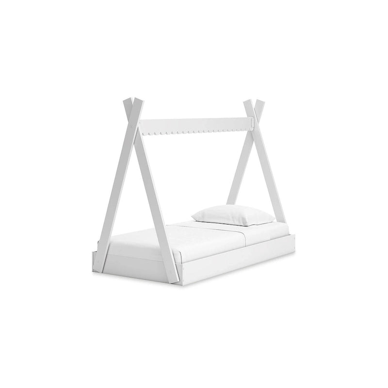 Signature Design by Ashley Hallityn White Twin Tent Bed