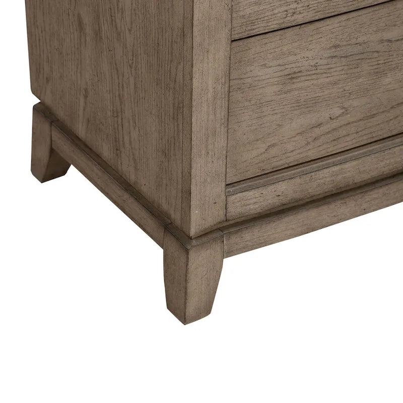 Avalon Burnished Beige Oak Bedroom Dresser