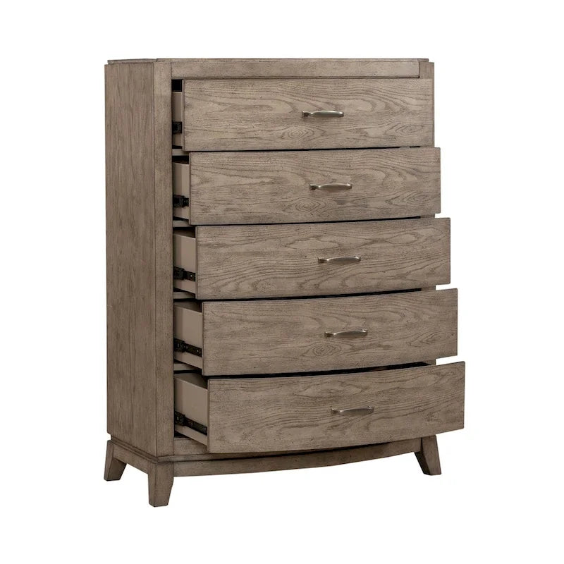 Avalon Burnished Beige Oak Bedroom Dresser
