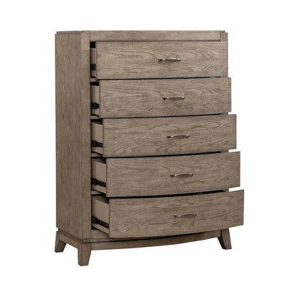 Avalon Burnished Beige Oak Bedroom Dresser