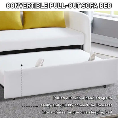 Aukfa Sofa Bed Pull Out Couch Convertible Loveseat Sleeper Sofa Couch