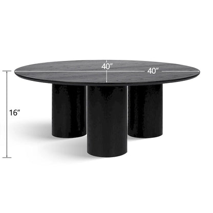 Pedestal 40 Round Coffee Table