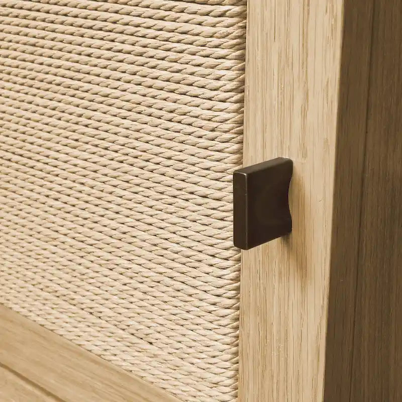 Studio London Wooden TV Stand with Doors Contemporary Media Console