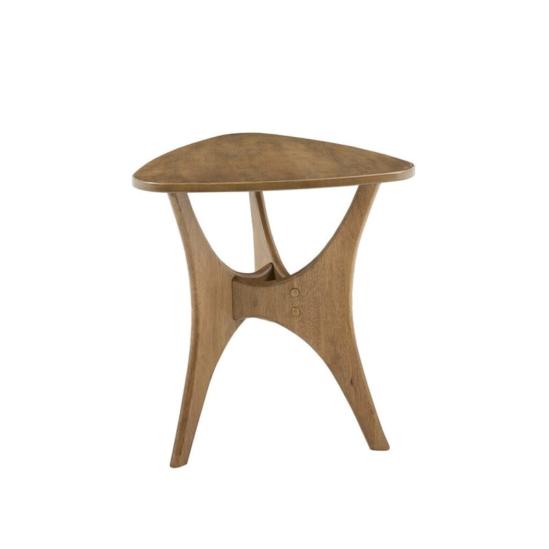Triangle Wood Side TableModern Accent table,for Living Room Bedroom Studio, ComfyLiving Room table Comfy Reading