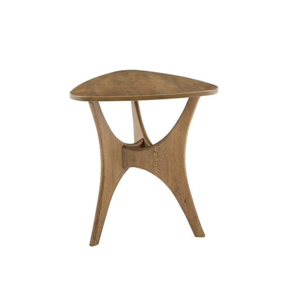 Triangle Wood Side TableModern Accent table,for Living Room Bedroom Studio, ComfyLiving Room table Comfy Reading