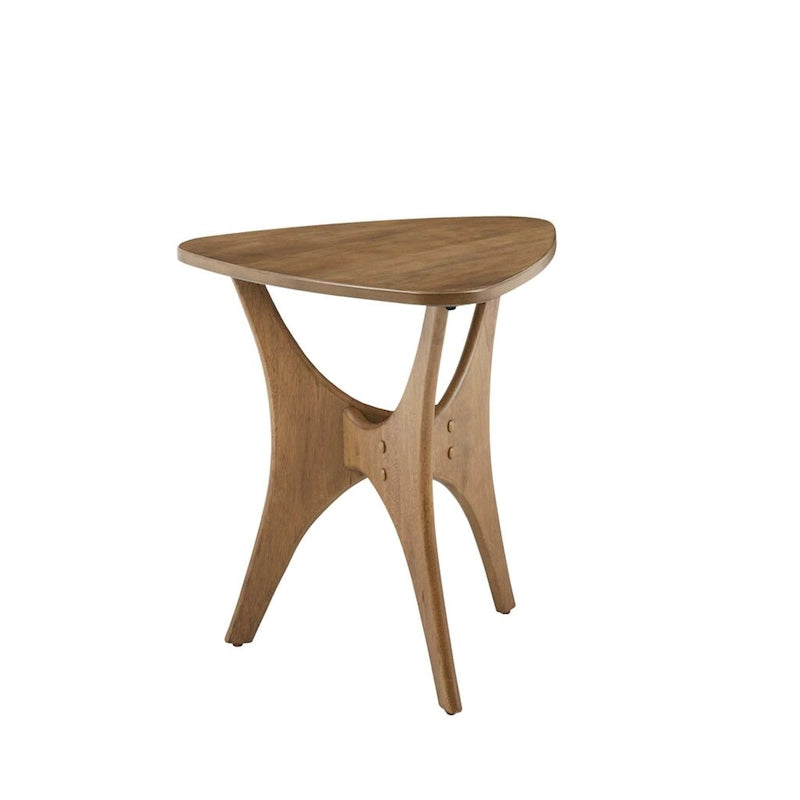 Triangle Wood Side TableModern Accent table,for Living Room Bedroom Studio, ComfyLiving Room table Comfy Reading
