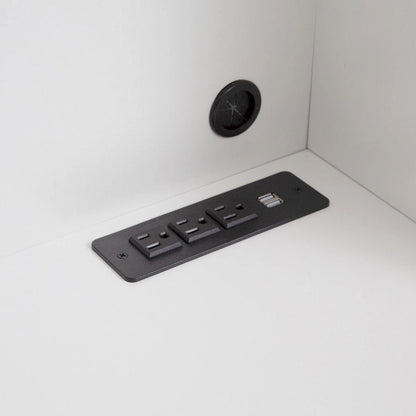 Buffet Cabinet with Storage, Fluted Sideboard Large Buffet with Adjustable Shelves, Credenza, Accent Cabinet Console Table