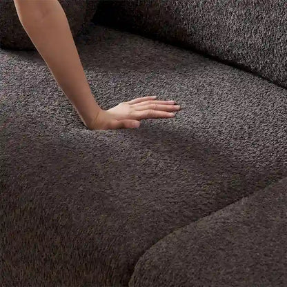 Lamb's Wool 2-Seater Cushion Sofa 90 Comfortable Sofa,w/2 Cushions