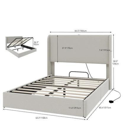 Moasis Lift Up Storage Bed Frame