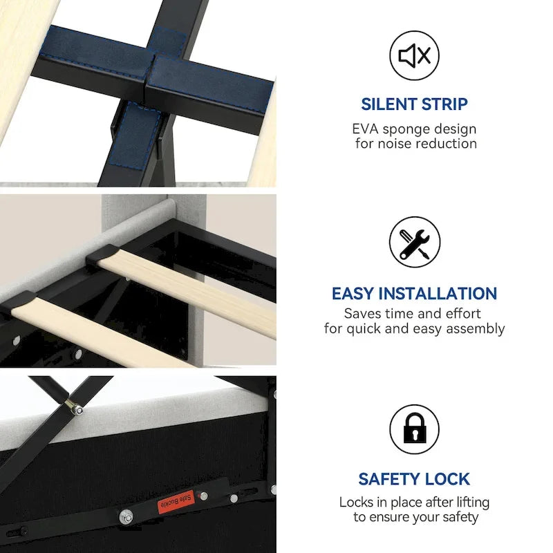 Moasis Lift Up Storage Bed Frame
