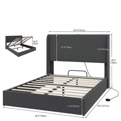 Moasis Lift Up Storage Bed Frame