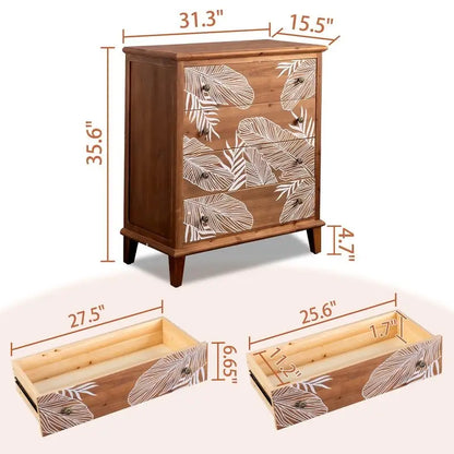 Solid wood Dresser chest