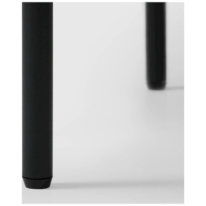 Bayville Mid-Century Curved Back Fabric Upholstered Metal Dining Chair (Set of 6)