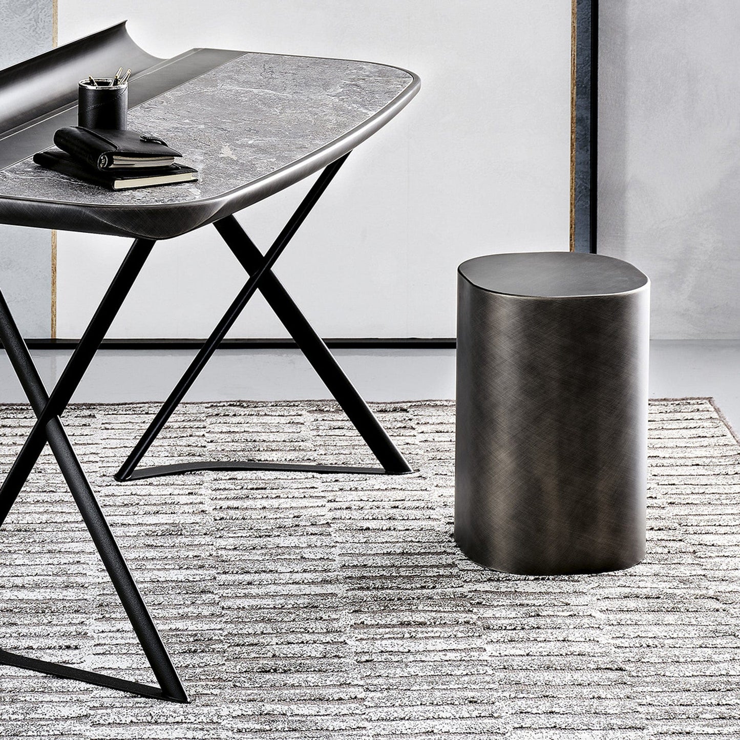 Cattelan Italia Pancho - Coffee Table In Lacquered Steel