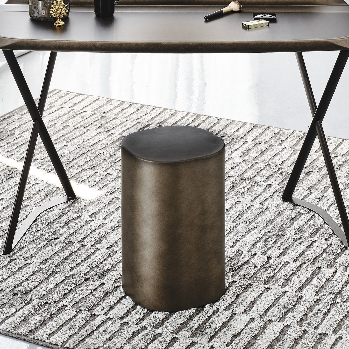 Cattelan Italia Pancho - Coffee Table In Lacquered Steel