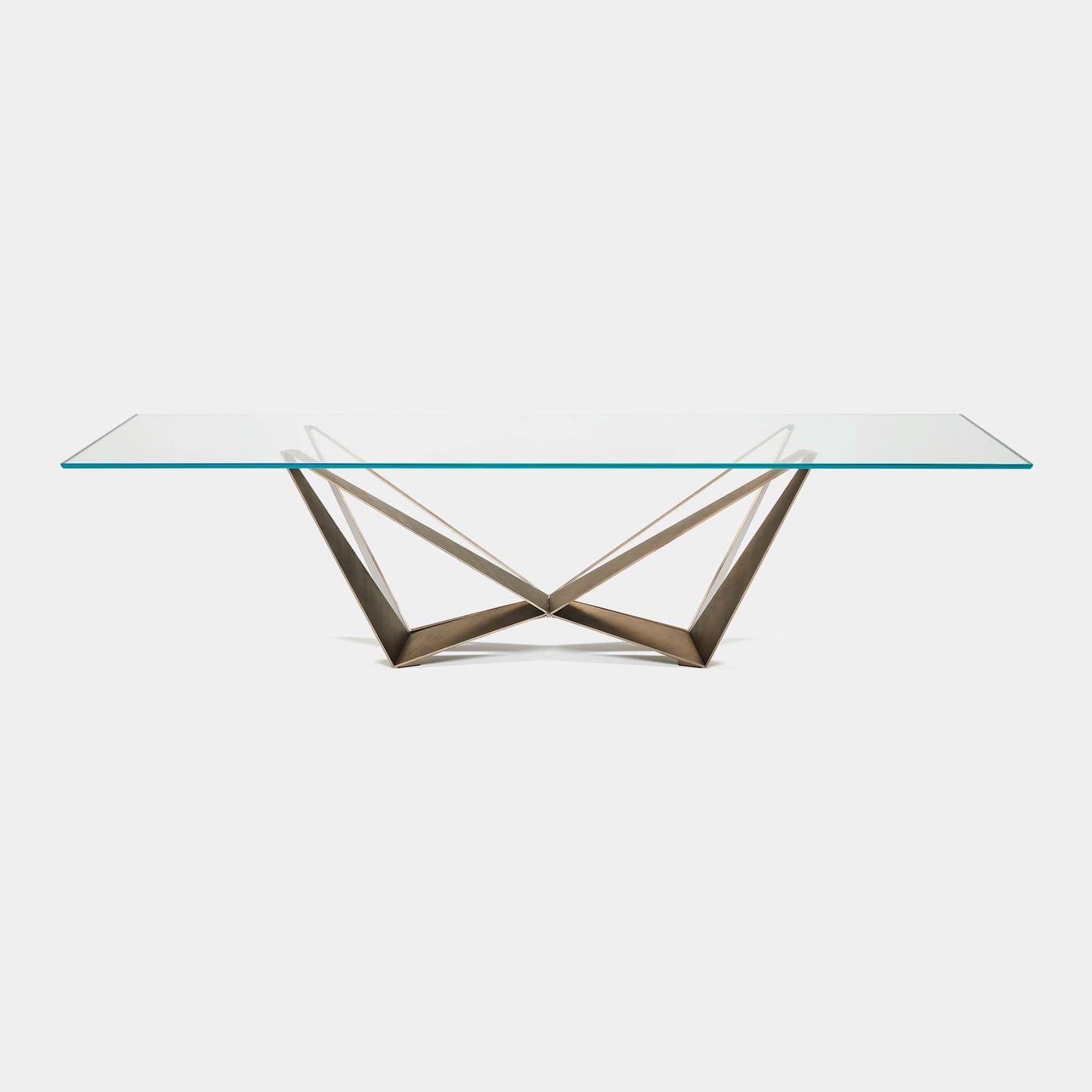 Cattelan Italia - Skorpio Dining Table Clear Glass Top