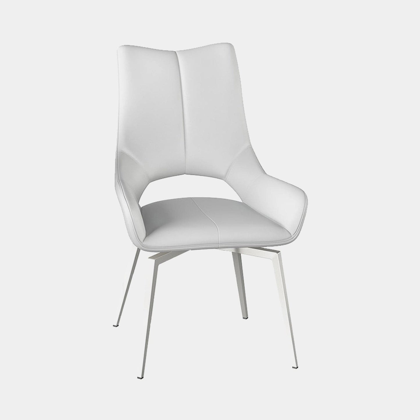 Aristo - Swivel Dining Chair In Faux Leather