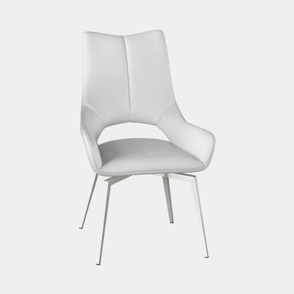 Aristo - Swivel Dining Chair In Faux Leather