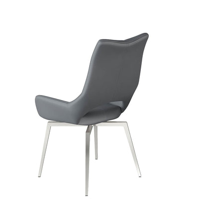 Aristo - Swivel Dining Chair In Faux Leather
