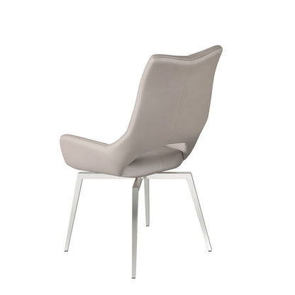 Aristo - Swivel Dining Chair In Faux Leather