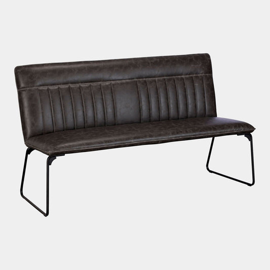 Copper - Dining Bench, Faux Leather